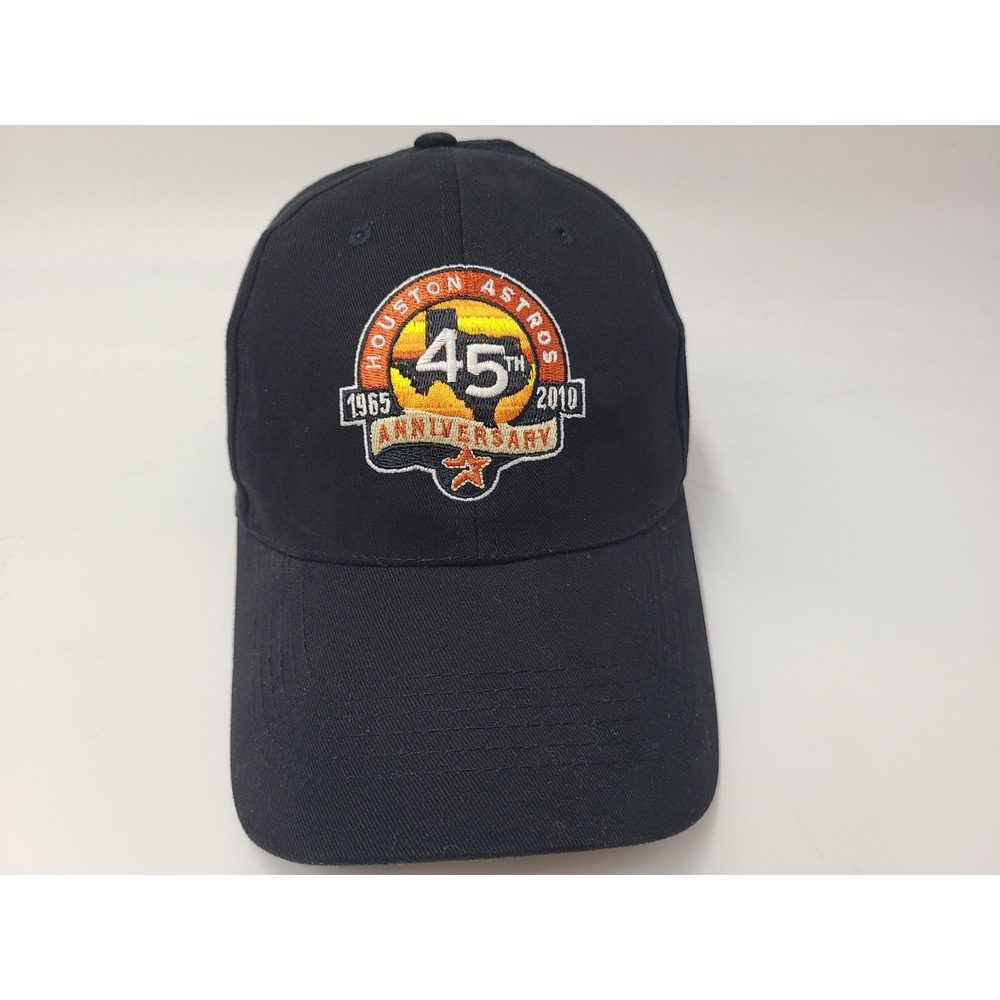 Houston‎ Astros 45th Anniversary 2010 Adjustable Hat Cap SGA MLB Baseball Black